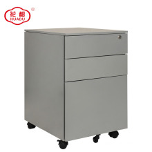 3 drawer locking metal file pedestal cabinet